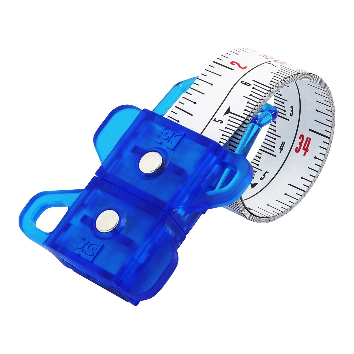 SK SMT-1920SBL Spiral Measure 0.7 x 8.3 ft (19 mm x 2.1 m) Scale Equivalent Scale Blue
