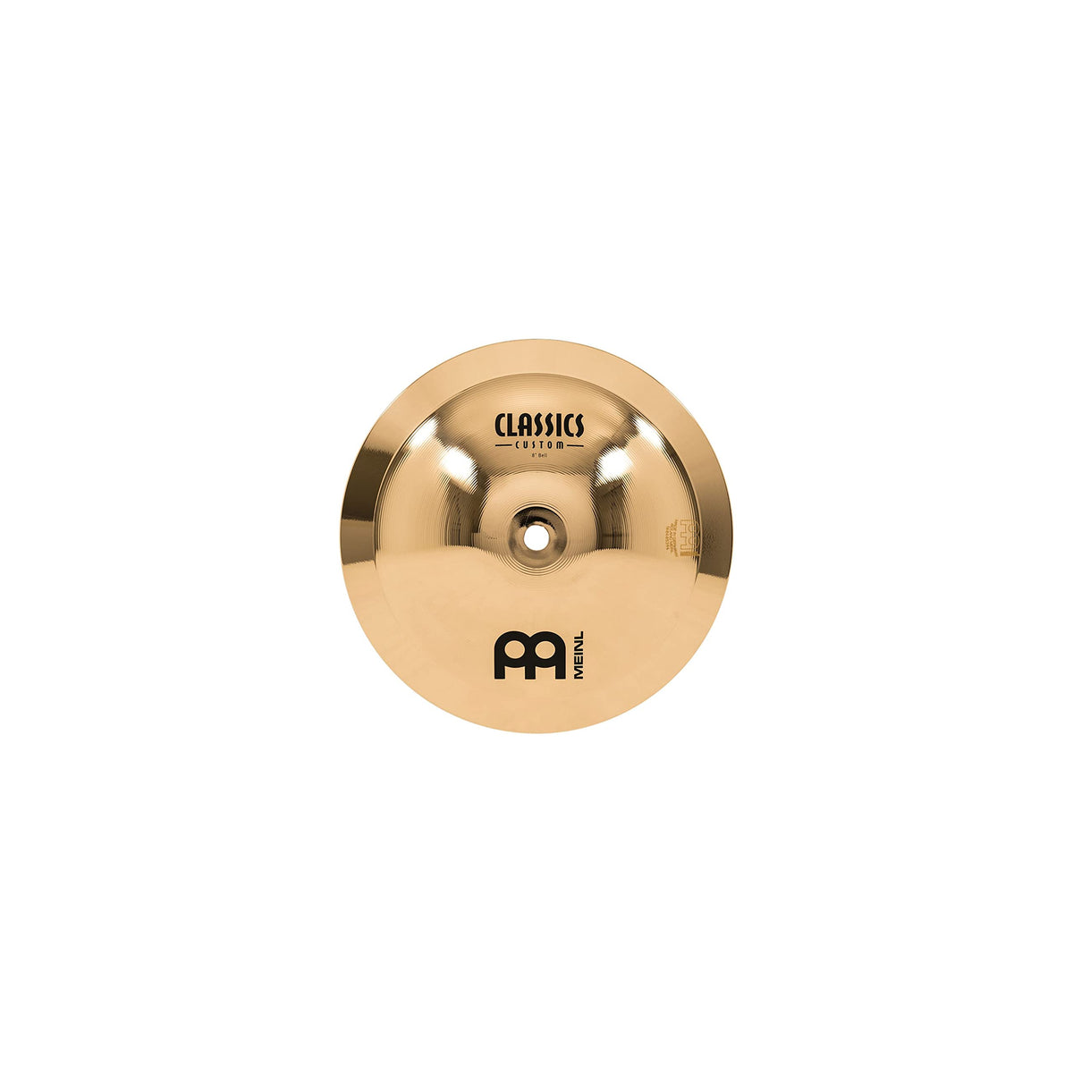 Meinl 8" Bell - Classics Custom Brilliant - Made In Germany, 2-YEAR WARRANTY (CC8B-B)