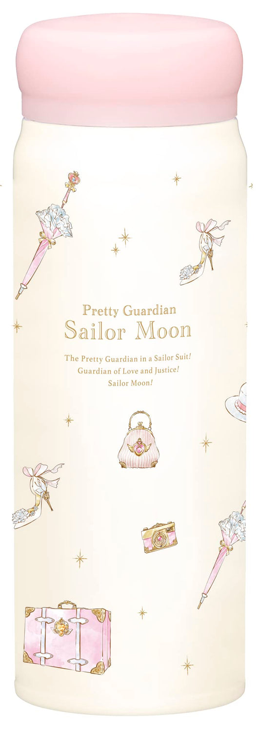 OSK Water Bottle, Direct Stainless Steel Bottle 480ml, Sailor Moon S/M No. 3, SBR-480B