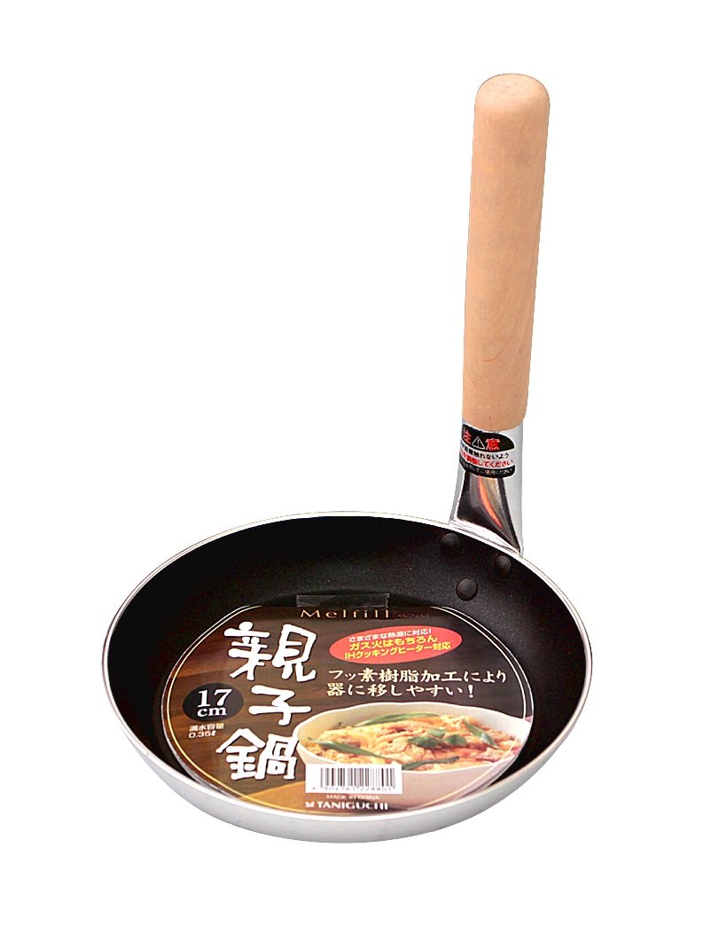 Taniguchi Metal Parent-Child Pot 6.7 inches (17 cm), Made in Japan, IH Compatible, Fluorine Resin Coating Film, Non-Stick Melfill