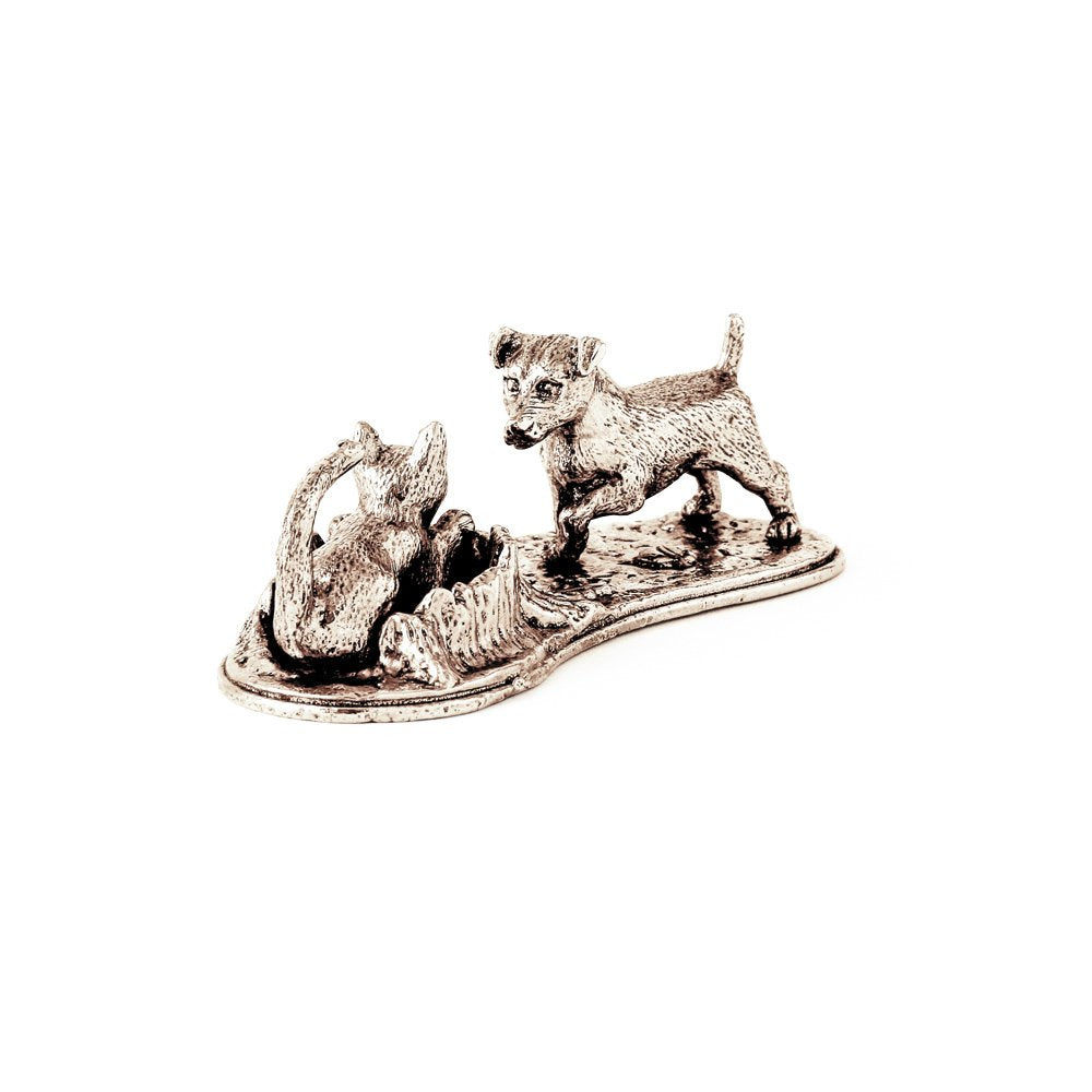 Cat dog figure made in UK and Jack Russell Terrier (japan import)