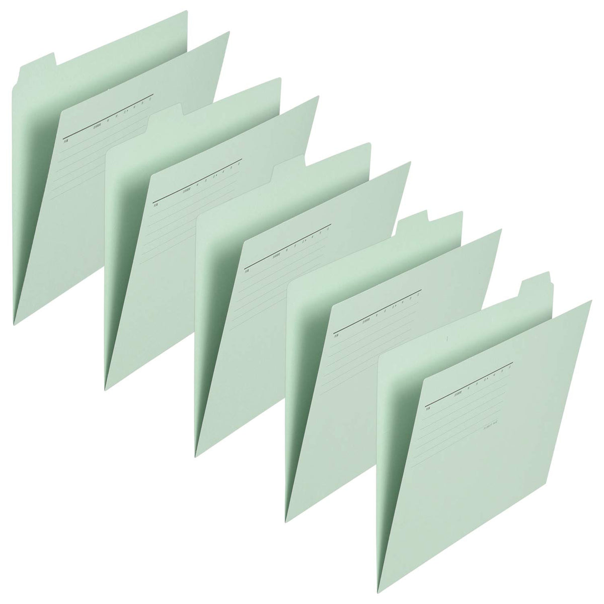 Plus FL-065IF 87-385 Cut Folder, A4, Horizontal, No Gusset, 5 Piles, Blue