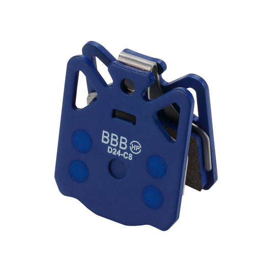 BBB Cycling Campagnolo Disc Brake Pads - DiscStop HP - Organic Compound - Compatible with Campagnolo Super Record, Record, EKAR, Chorus, Potenza - Blue - BBS-79