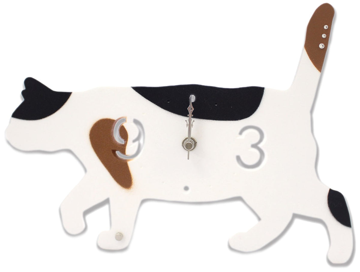 Tees Collection [’uŠ|Combined Clock ] cat Shade Table Clock B Mike CL-68