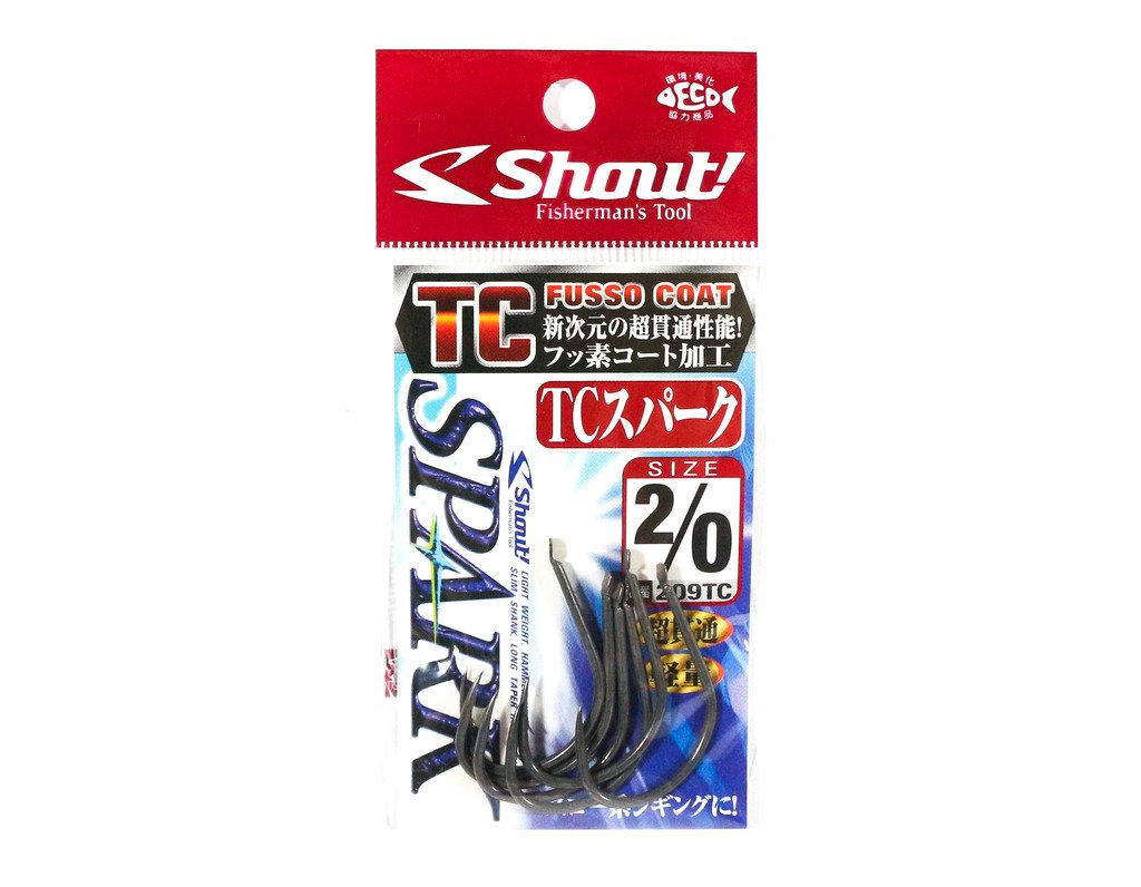 Shout! Metal Jig Lure 209TC TC TC Spark 2/0