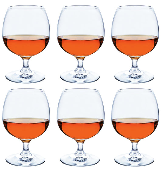 東洋佐々木ガラス Brandy Lala 32825HS 11.2 fl oz (330 ml) x 6 Pieces