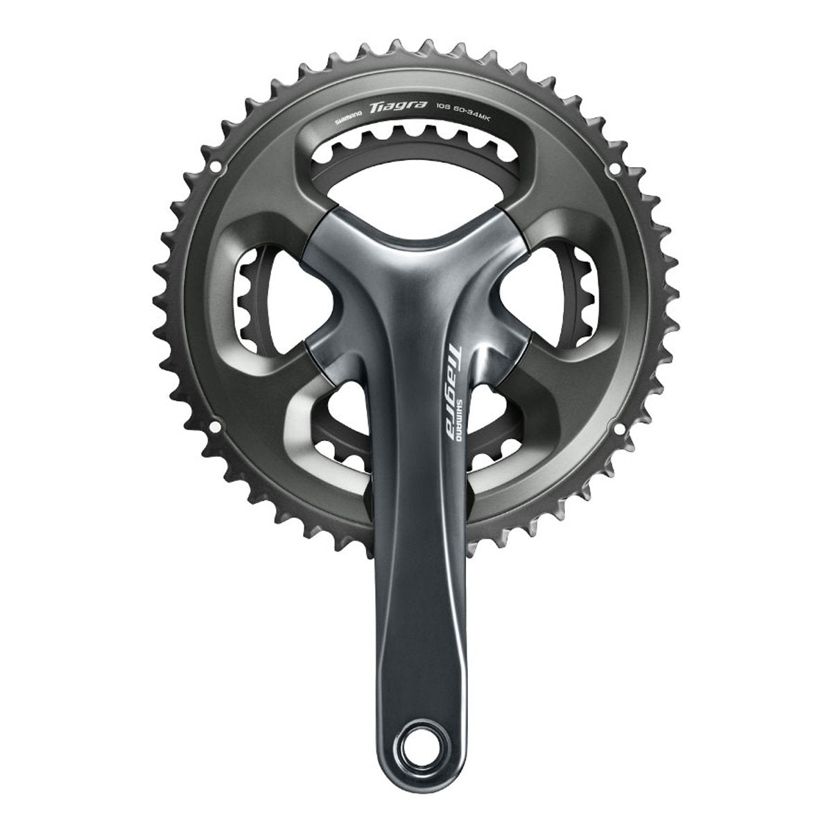 Shimano Front CHAINWHEEL, FC-4700, TIAGRA Double 165MM 2-PCS FC, for Rear 10-Speed 50X34T W/O BB Parts