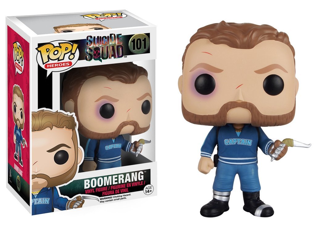 Funko POP Movies: Suicide Squad Action Figure, Boomerang