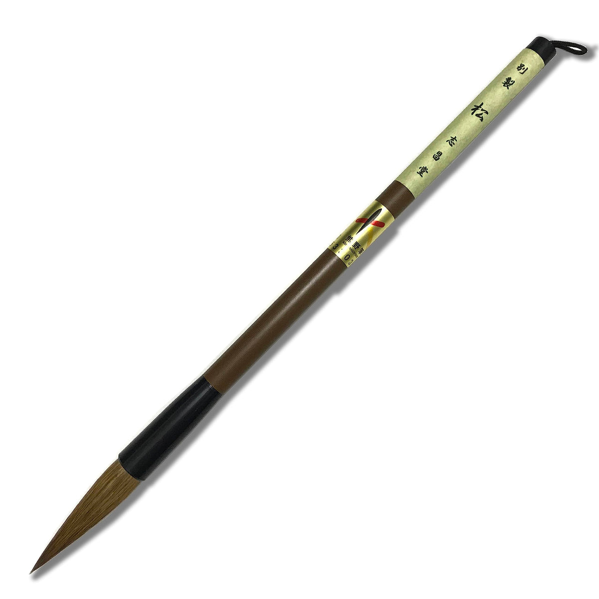 Shishodo FF-3527 Kumano Brush Thick Dharma Red Hair Pine