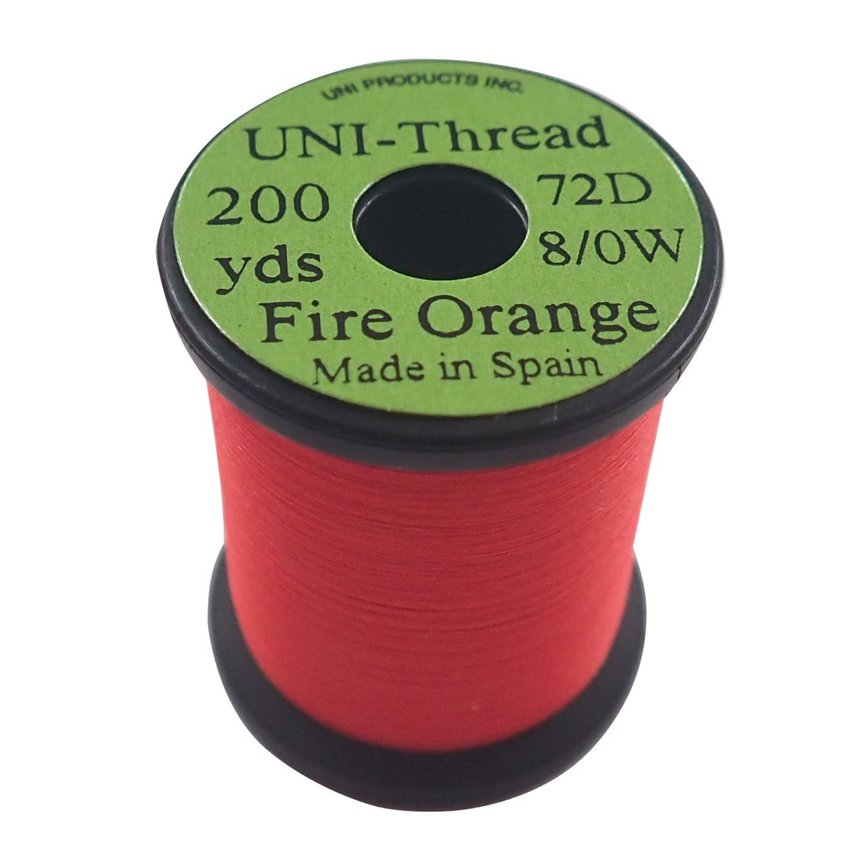 TIEMCO Fly Tying UNI Uni Thread, 8/0, 200 Yard, Fire Orange