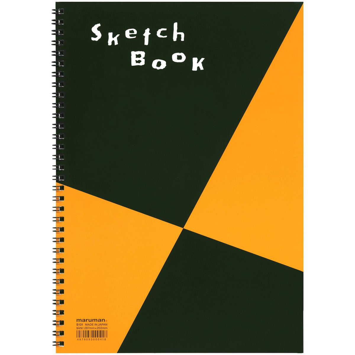 Maruman ZUAN Sketchbook, A4, 8.27" x 11.69", Classic Drawing Paper Sketchbook Pad, 24 Pages of Acid-Free Textured Paper for Sketching, Durable Twin-Wire Binding, Made in Japan