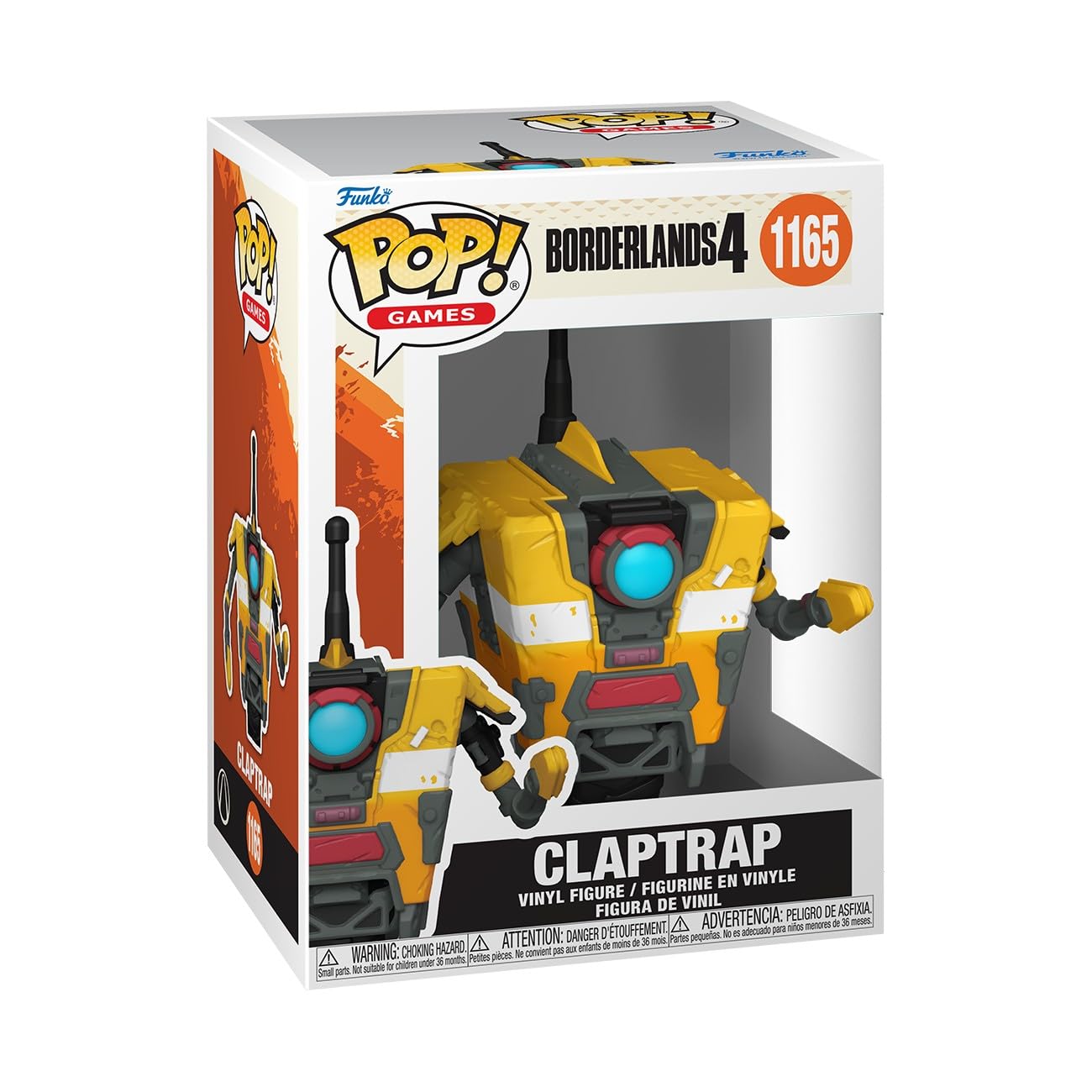 Funko Pop! Games: Borderlands 4 - Claptrap - Collectable Vinyl Figure - Gift Idea - Official Merchandise - Toys for Kids & Adults - Video Games Fans - Model Figure for Collectors and Display