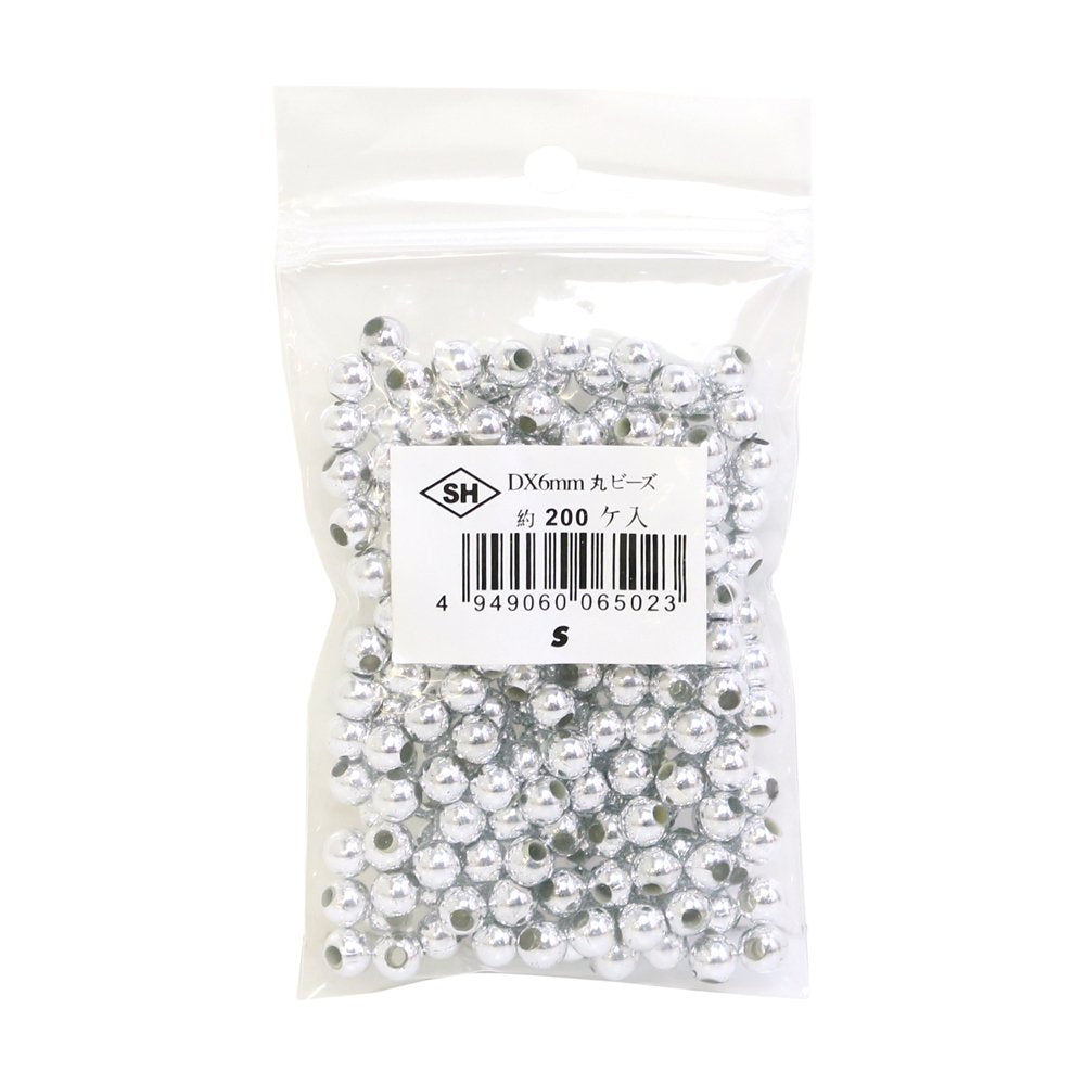 Of Round Beads Pack of 200 Deluxe DX 6 mm Silver Ash – dx6 m – Small