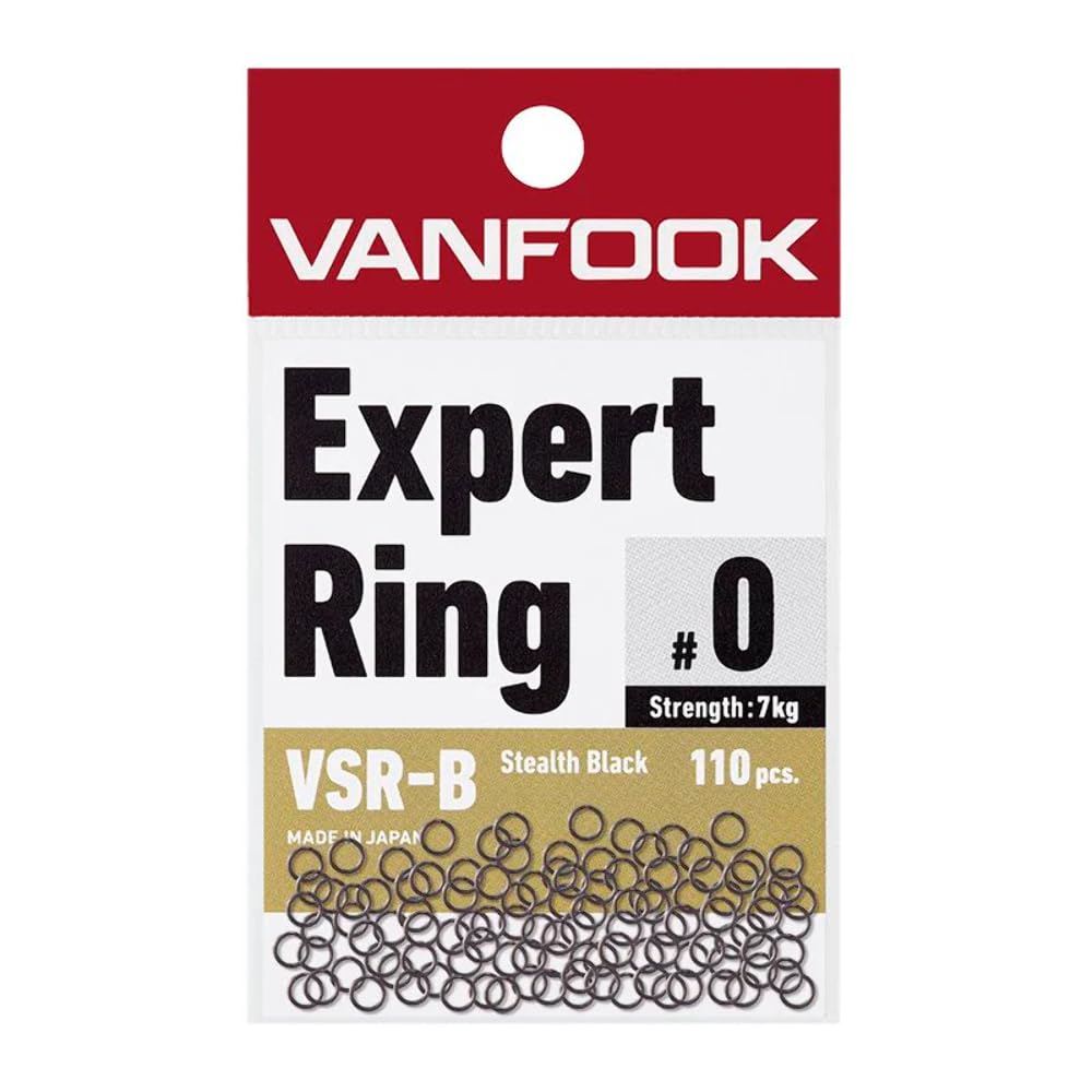 VANFOOK Expert Rings VSR-B (Split Rings) 110 Count #2 Stealth Black