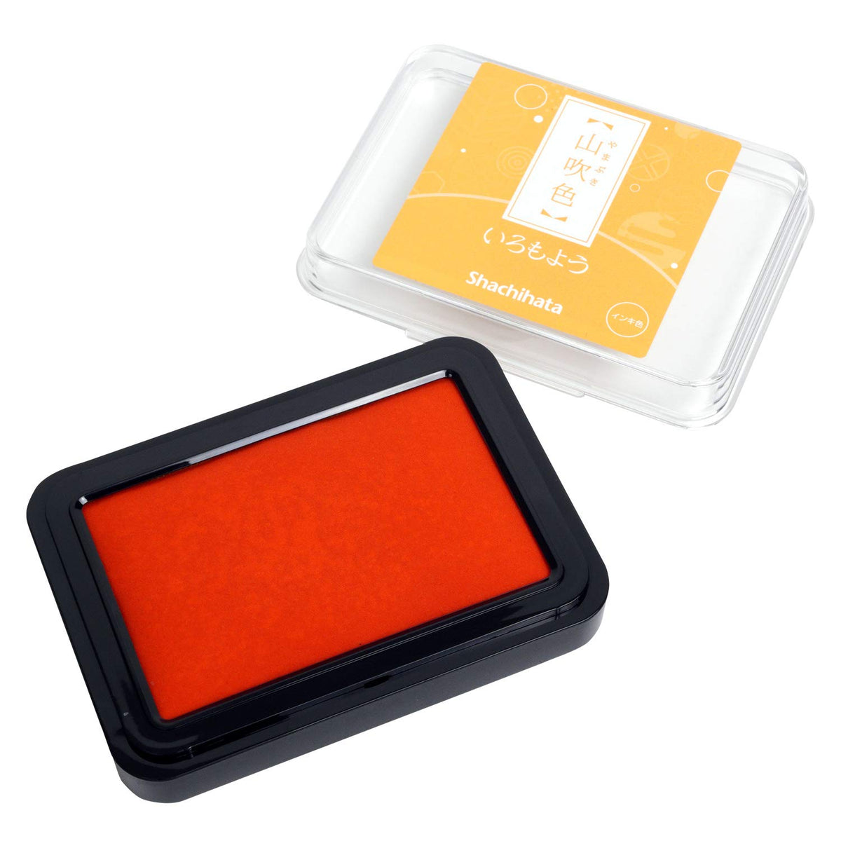 Shachihata HAC-1-CY Iromoyo Ink Pad, Yamabuki IRO