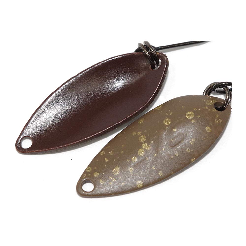Rodiocraft Blinde Flanker Spoon, 0.04 oz (0.9 g), 74 Livestock Brown