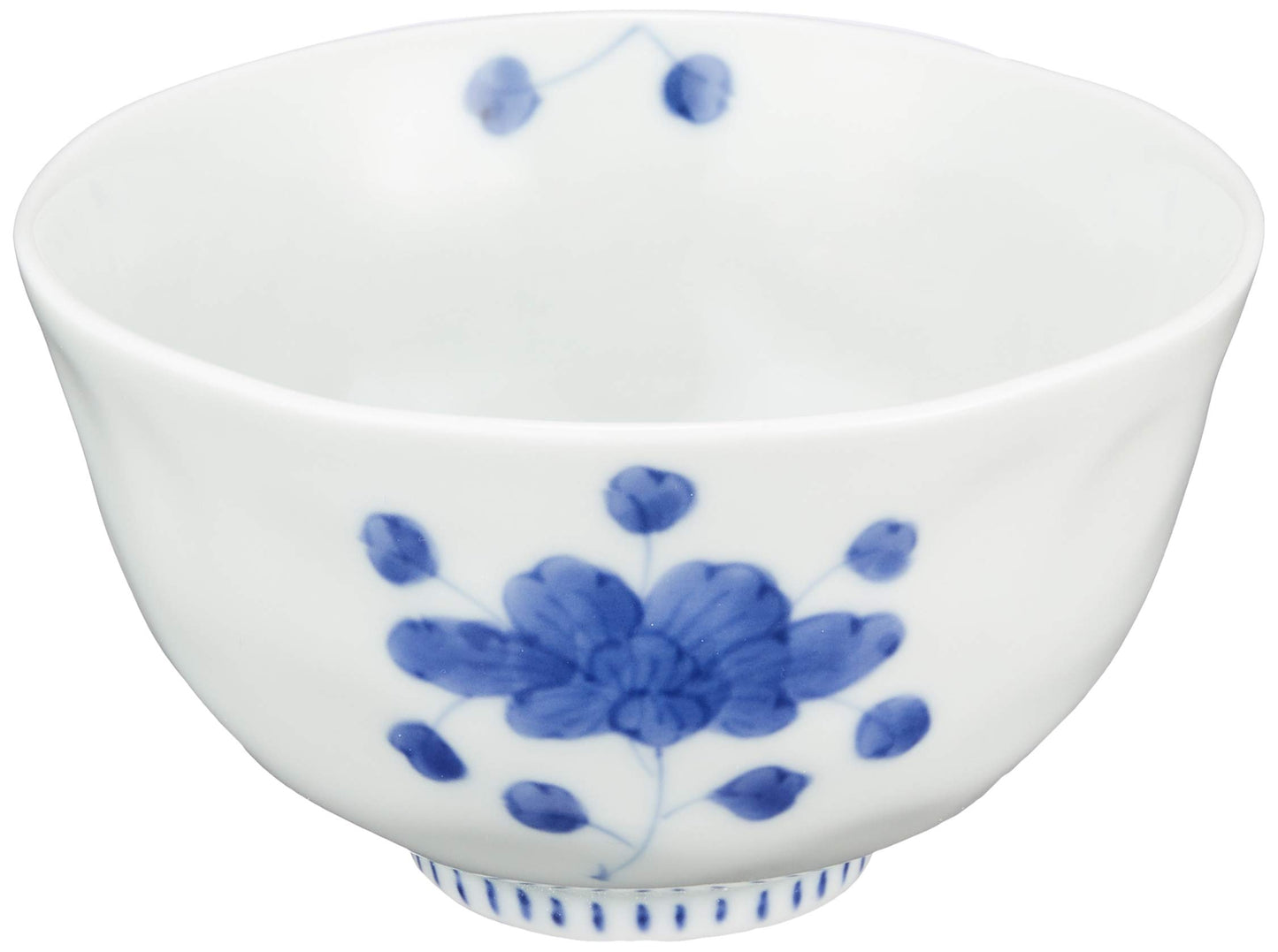 Arita Ware 92672 Sota Kiln Expected Peony Rice Bowl, Large