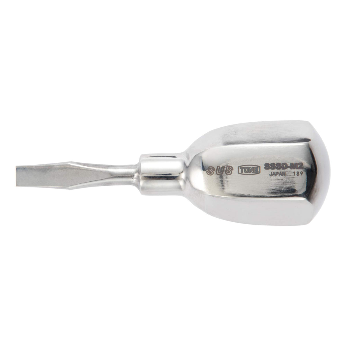 TONE Stubby Stainless Steel Screwdriver (SSSD-M2)
