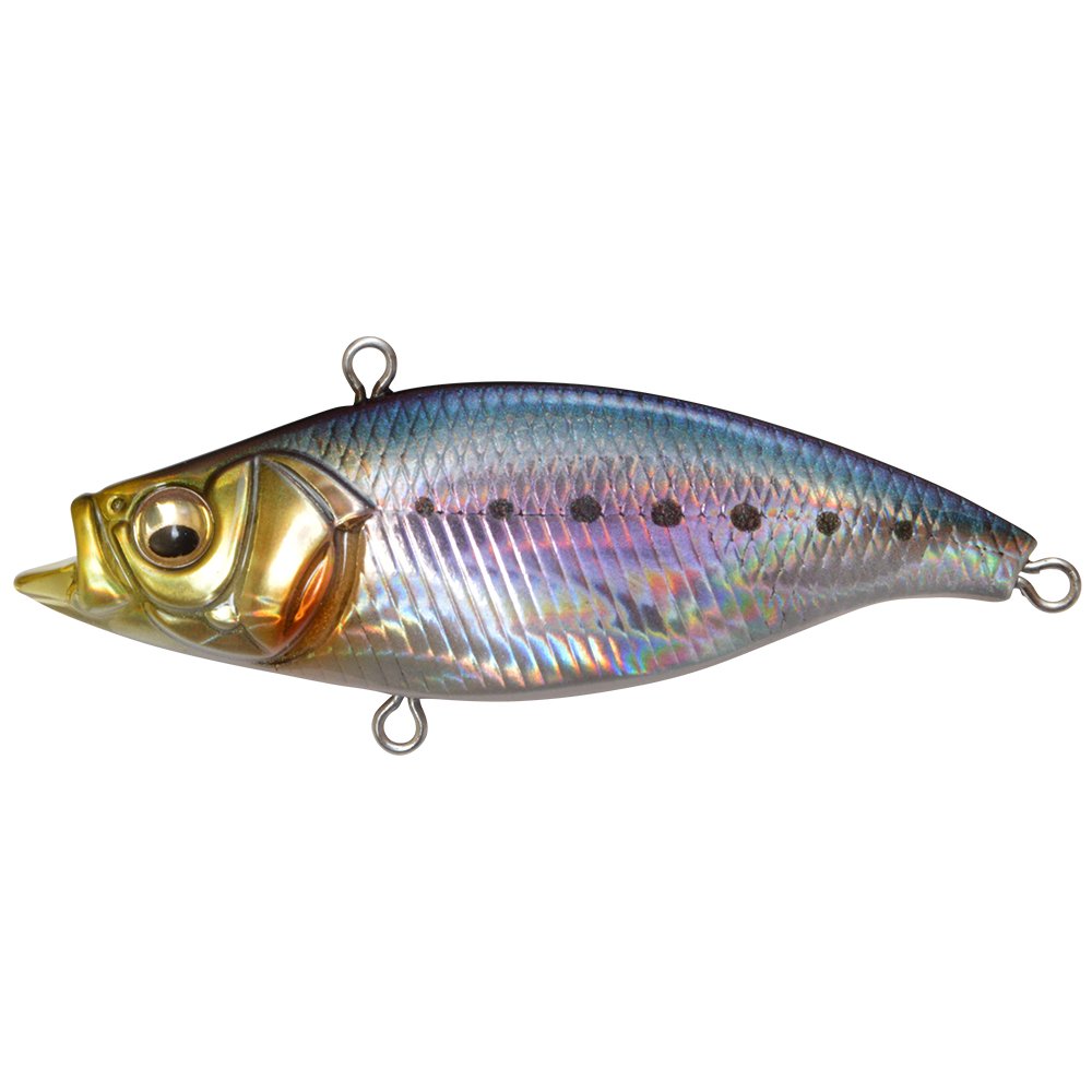 Megabass 38175 CUTVIB 55 HW Lure, Cut Vibe 55 Heavy Weight, GG Sardine