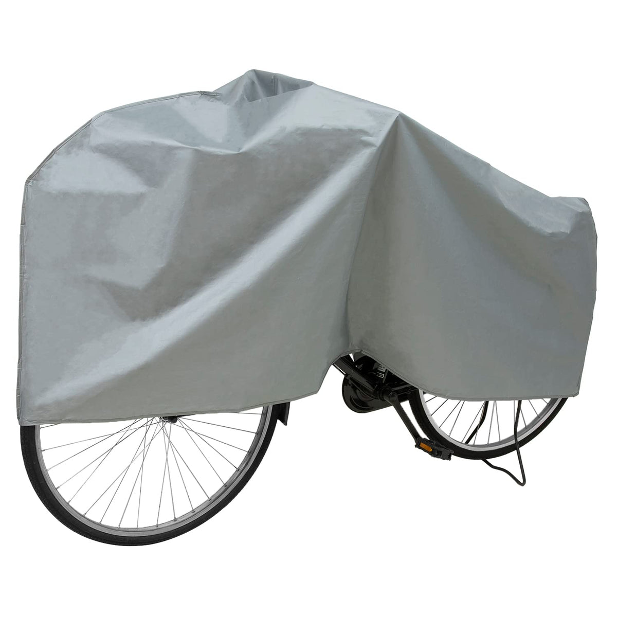 Astro 530-27 Bicycle Cover, Silver, Up to 27 Inches, For Motorcycles, Water Repellent, Rain Repellent, Velcro Included
