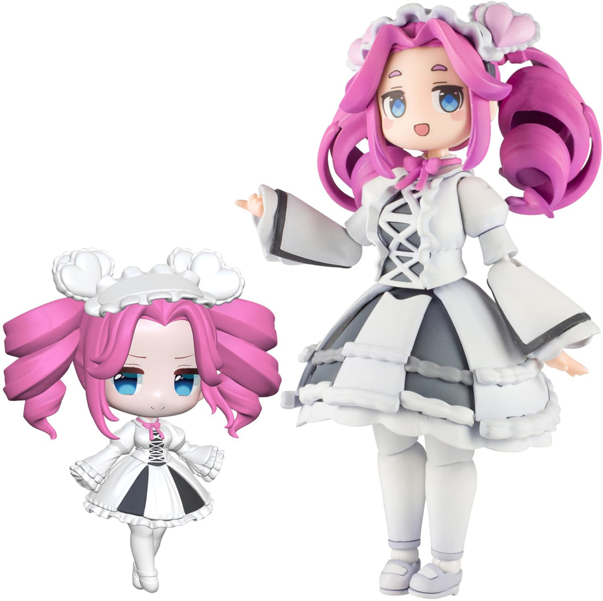 PRAFIA PP247 PLAFIA Shikoku Denn Minifigure Set Total Height Approx. 4.7 inches (120 mm), 1/12 Scale, Color-coded Plastic Model Assembly Kit