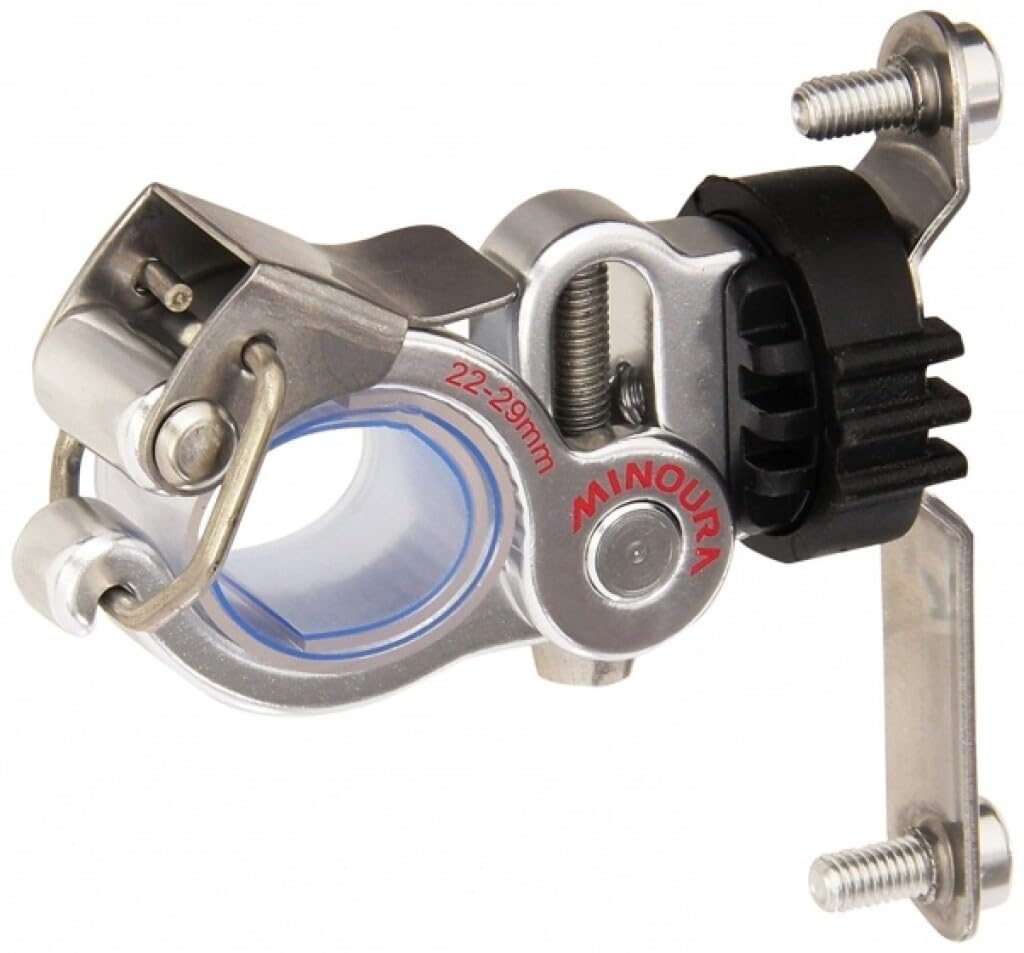 Minoura Bottle Cage Min Holder BH100S 22-29mm Silver - 339-3100-00