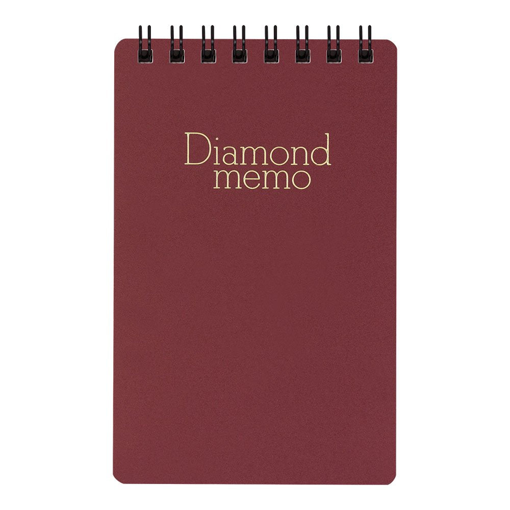 Midori Diamond Medium Memo Book - Lined - Red