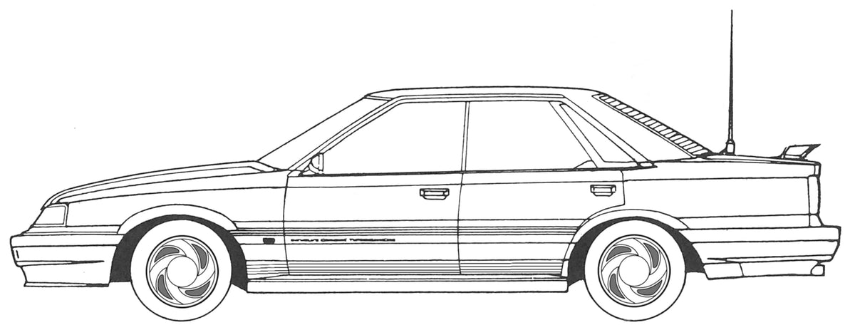 Fujimi Model HC-14 1/24 Hysocar Series No.14 7th Skyline 4-Door H.T GTS (Hisocar Version)
