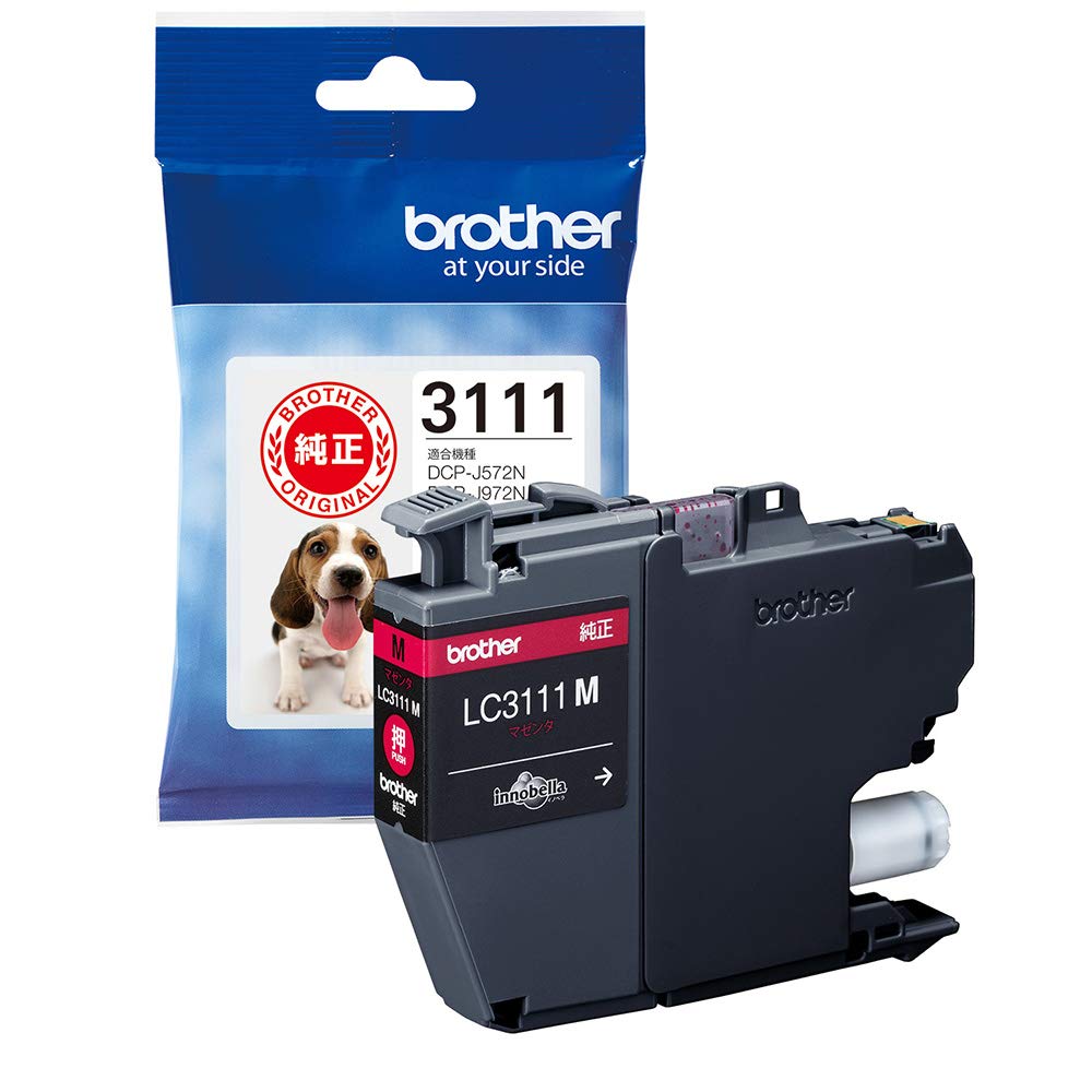Brother Industries, Genuine Brother Ink Cartridge Magenta LC3111M, Compatible Model Numbers: DCP-J987N, DCP-J982N, DCP-J587N, DCP-J582N, MFC-J738DN, etc