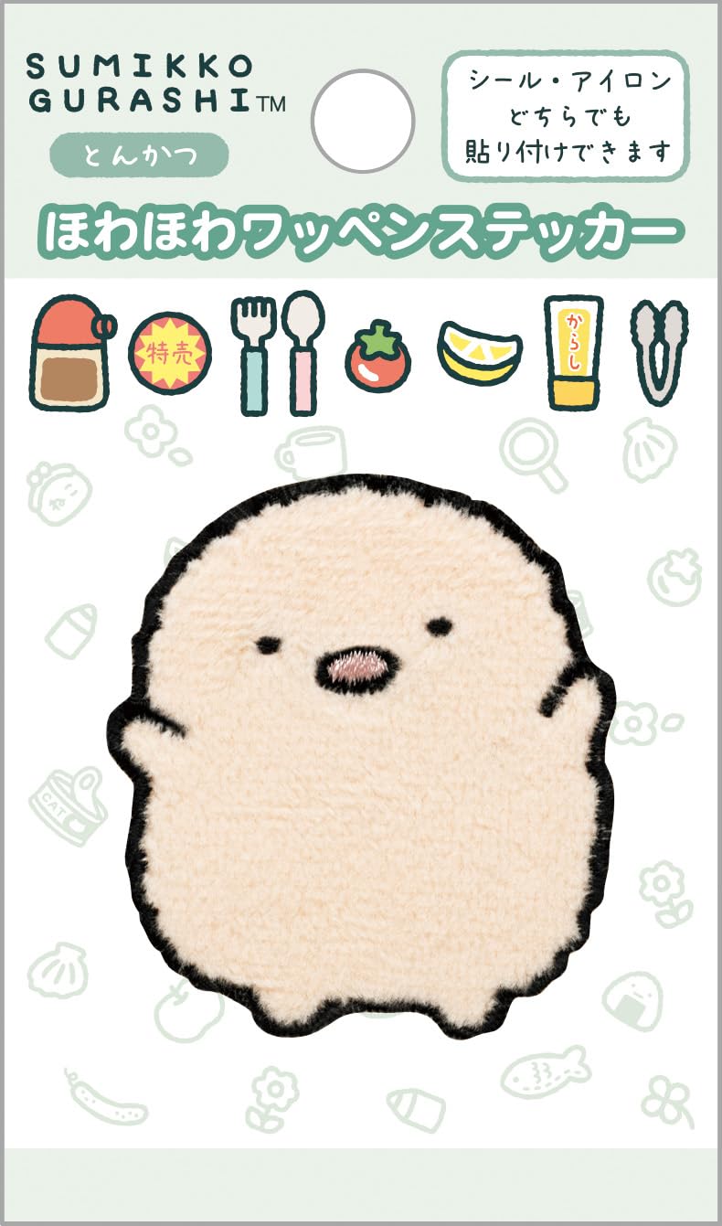 San-X Sumikko Gurashi Howa Patch Sticker Tonkatsu SE71011