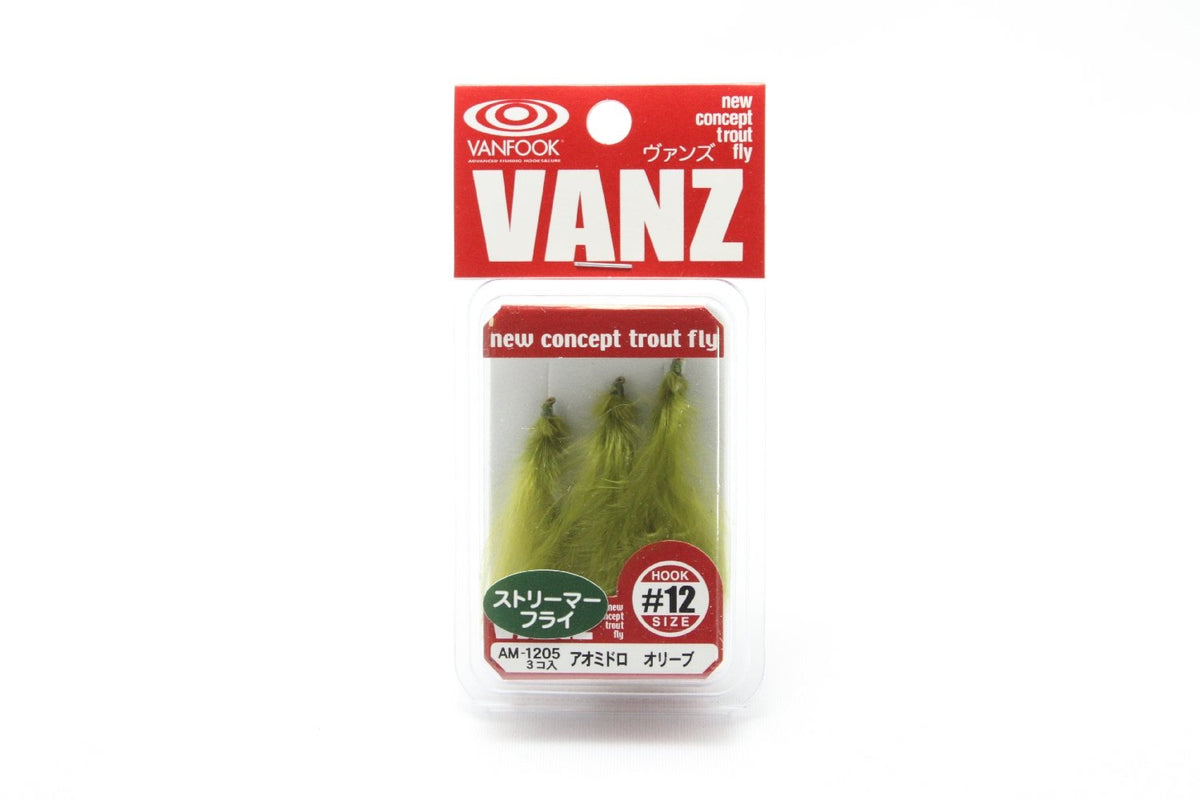 VANFOOK AM-1205 Aomidro #12 Olive Area Fly