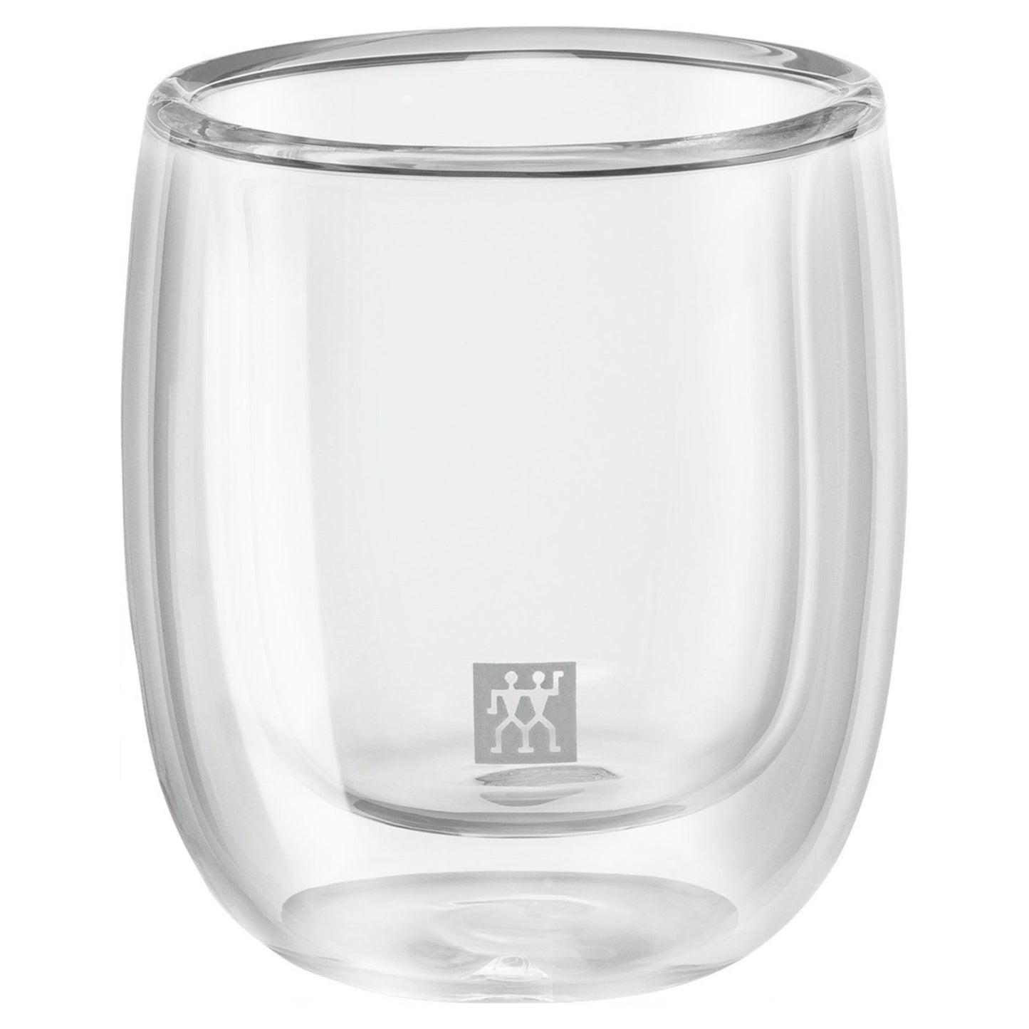 ZWILLING 39500-075 Double Wall Glass, Espresso Cup, 2.8 fl oz (80 ml), Set of 2, Tumbler, Heat Retention, Double Wall Construction, Coffee Cup, Microwave Safe