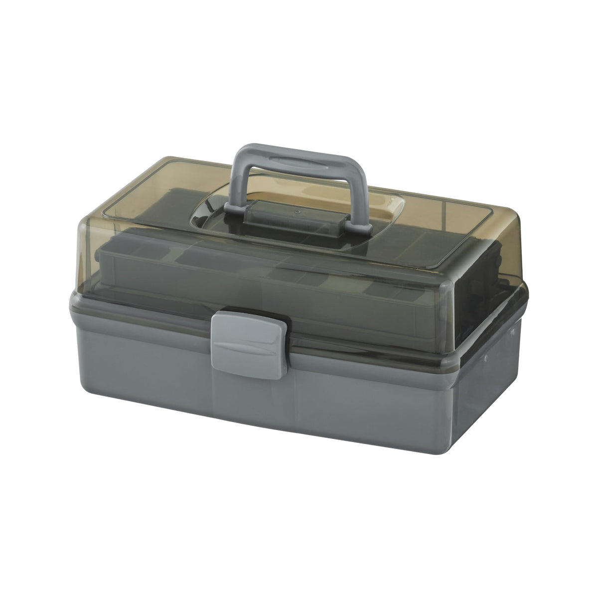 Takeda Corporation [Storage/Small Items/Box] Gray 12.8 x 7.9 x 6.1 inches (32.5 x 20 x 15.5 cm) Tool Box GY TBGY