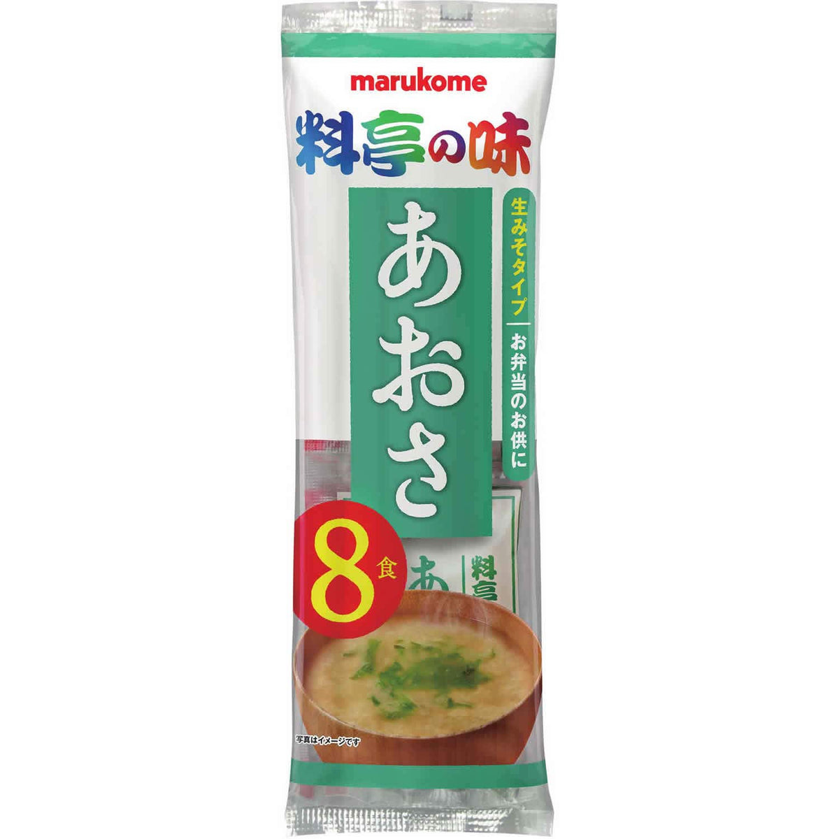 Marukome taste, Miso Soup, your virtue restaurant, Raw Miso type (Sea lettuce 96 meals (8 meals x 12bags))
