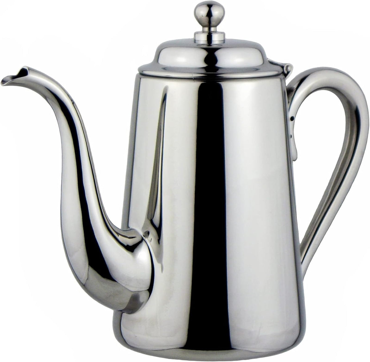 Sanpo Sangyo Yukiwa 18-8 M Shape Coffee Pot for 5 People, 25.5 fl oz (750 ml), Made in Japan