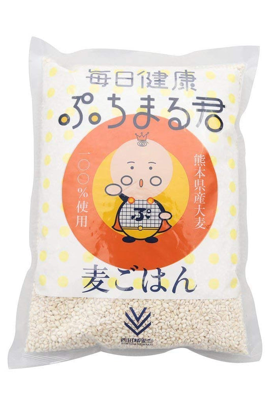 Nishida pearling daily health Puchimaru kun (1kg) 100% Kumamoto Prefecture barley use bubble wrap mouthfeel