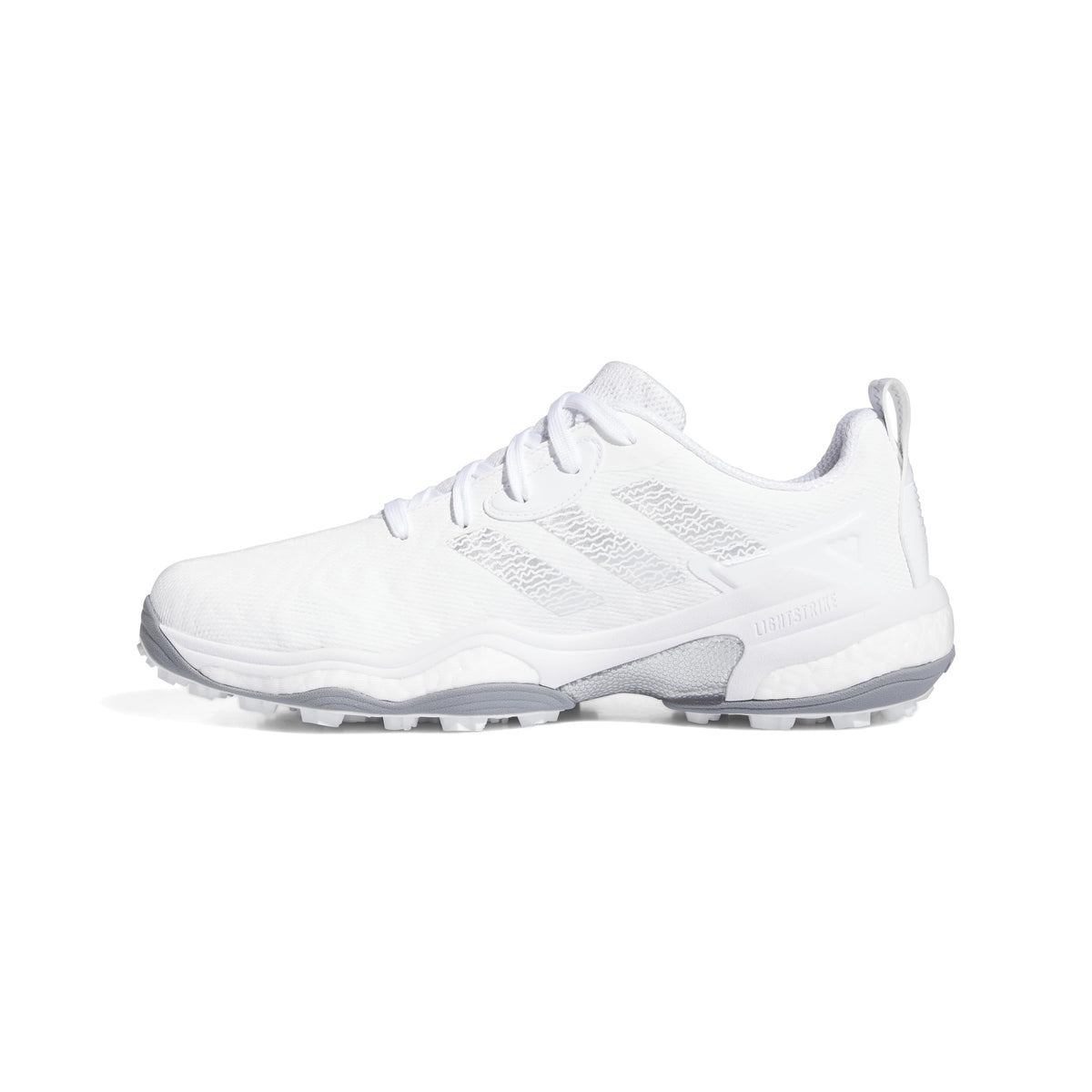 Adidas Men's CODECHAOS 25 Spikeless Shoes, Footwear White/Silver Metallic/Grey Two, 12.5