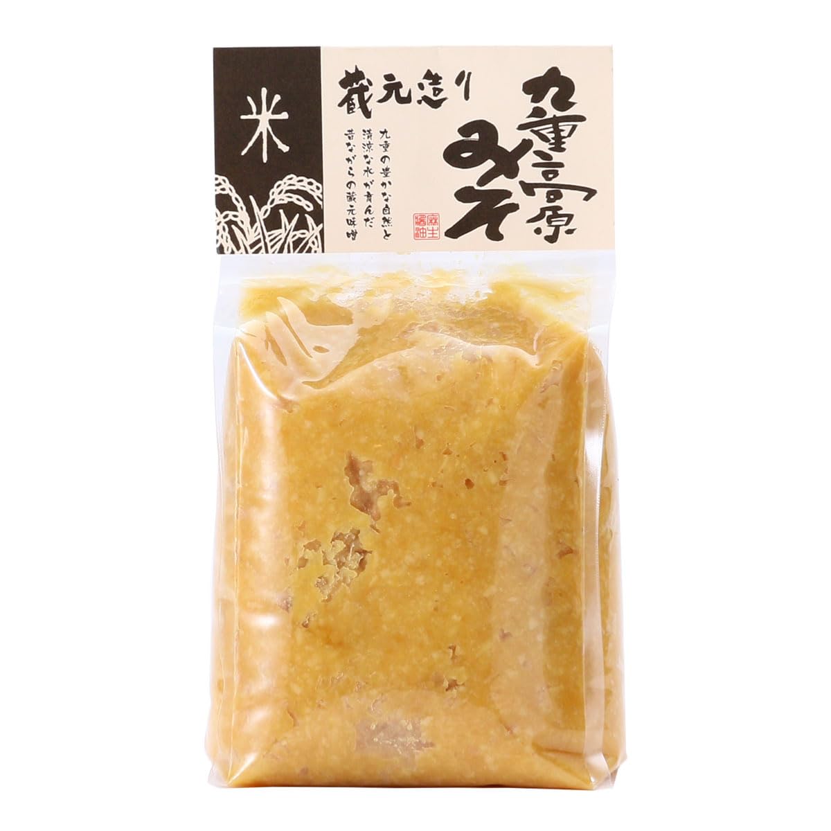 Aso soy sauce brewery Kuju Plateau miso (rice grain) 1kg