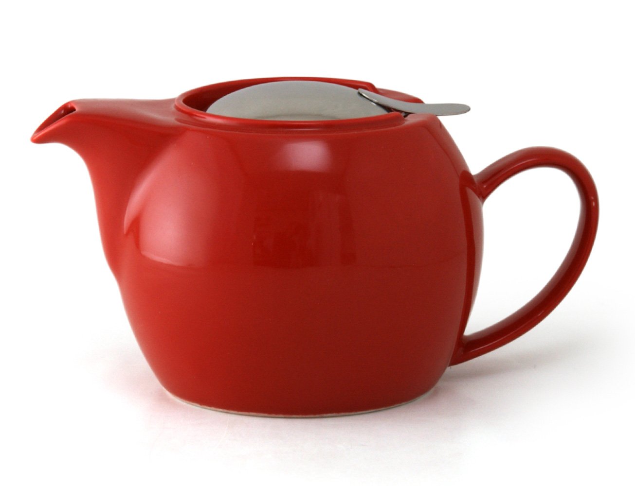 ZERO JAPAN Stackable Teapot BBN-80 TO, Tomato, Red, W7.5 x D4.7 x H3.9 inches (190 x 120 x 100 mm)