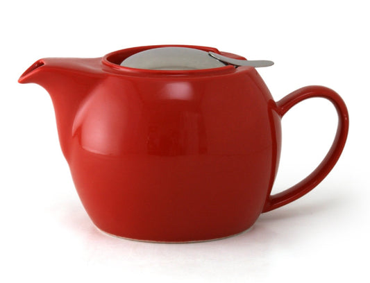 ZERO JAPAN Stackable Teapot BBN-80 TO, Tomato, Red, W7.5 x D4.7 x H3.9 inches (190 x 120 x 100 mm)