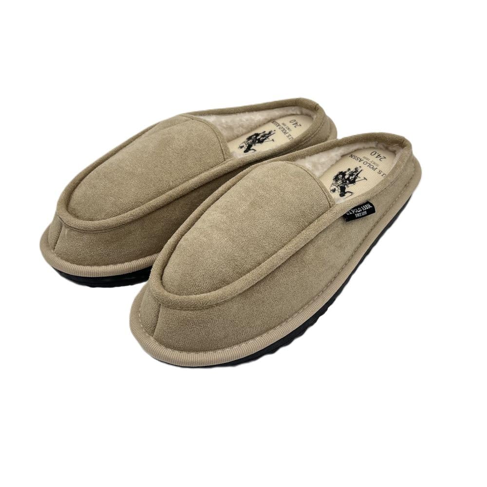 U.S. Polo Assn. Women's Clog, Beige, 25.0 cm