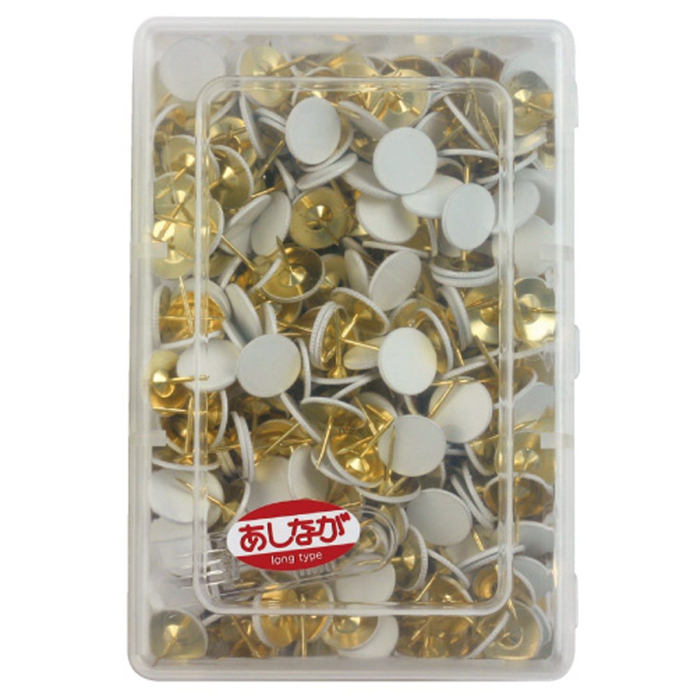 Mitsuya NLC-500 Thumb Tacks, Long, Double Thumb Tacks, Foot Length, White