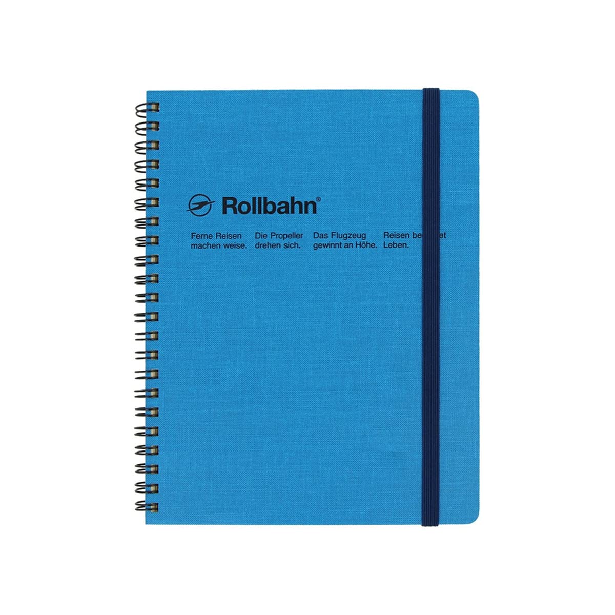 Delfonics Rollbahn Spiral Cap-Martin Notebook, 6-1/2 in. x 8-1/2 in. (Blue) / A5 notebook 500954424