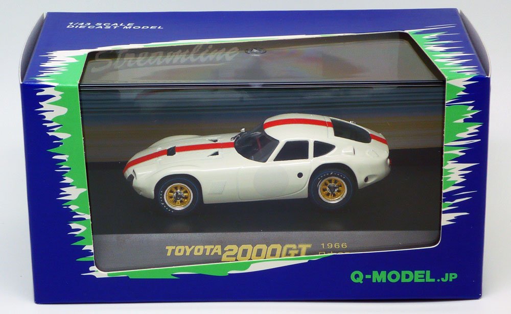 Q-Model 1/43 TOYOTA 2000GT 1966 Japan GP RED STRIPE ( QMC027 ) by Interallied