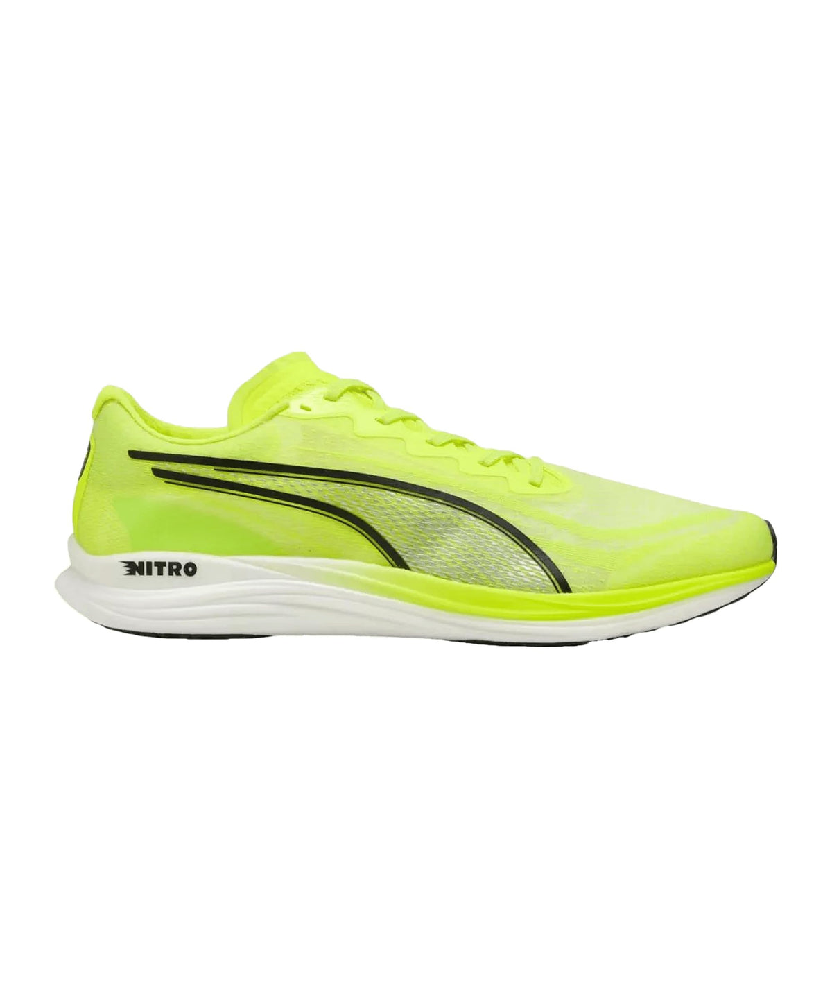 PUMA(プーマ) Men's Running Shoe, 25 Spring Summer Color Yellow Alert Puma Black (03), 28.5 cm