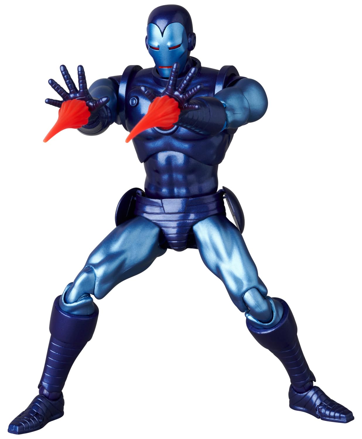 MEDICOM TOY MAFEX No.231 Iron Man Stealth VER. Total Height: Approx. 6.3 inches (160 mm), Non-Scale, Painted Action Figure