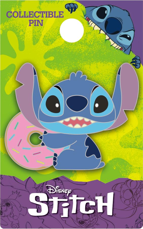 Stitch with Donut Enamel Pin