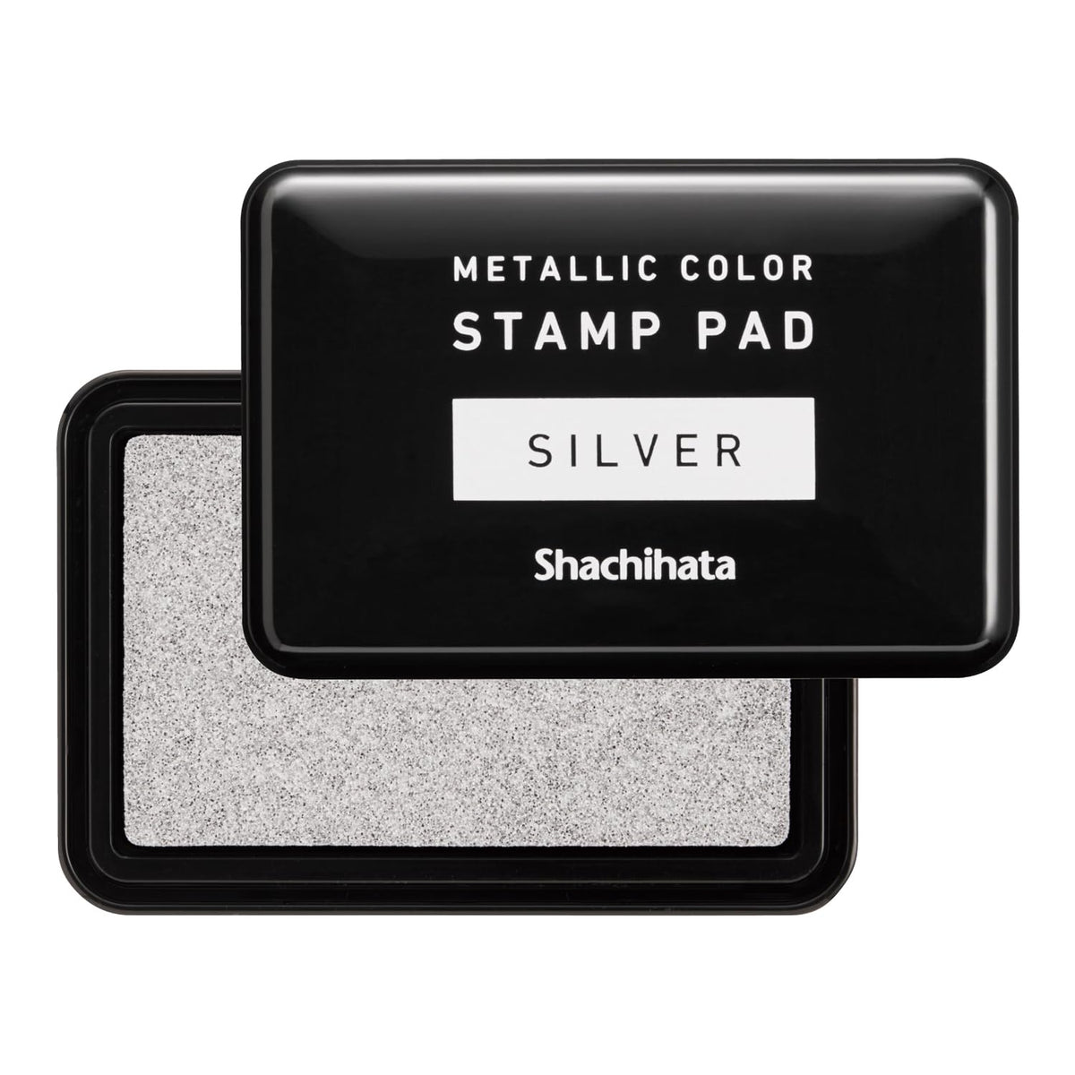 Shachihata HPM-2-S Metallic Color Stamp Pad Silver