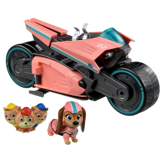 Takara Tomy Paw Patrol The Mighty Movie Liberty Mighty Rescue Bike & Junior Patrollers