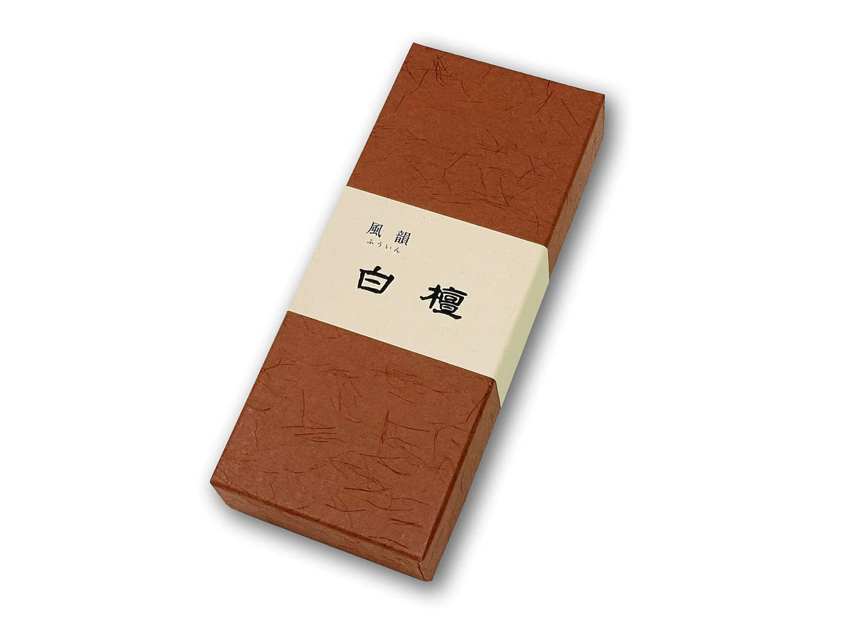 Minorien Japanese Sandalwood Incense Sticks Fuin Byakudan Medium Pack (155 Stick) - 5.3 inches - Made in Japan